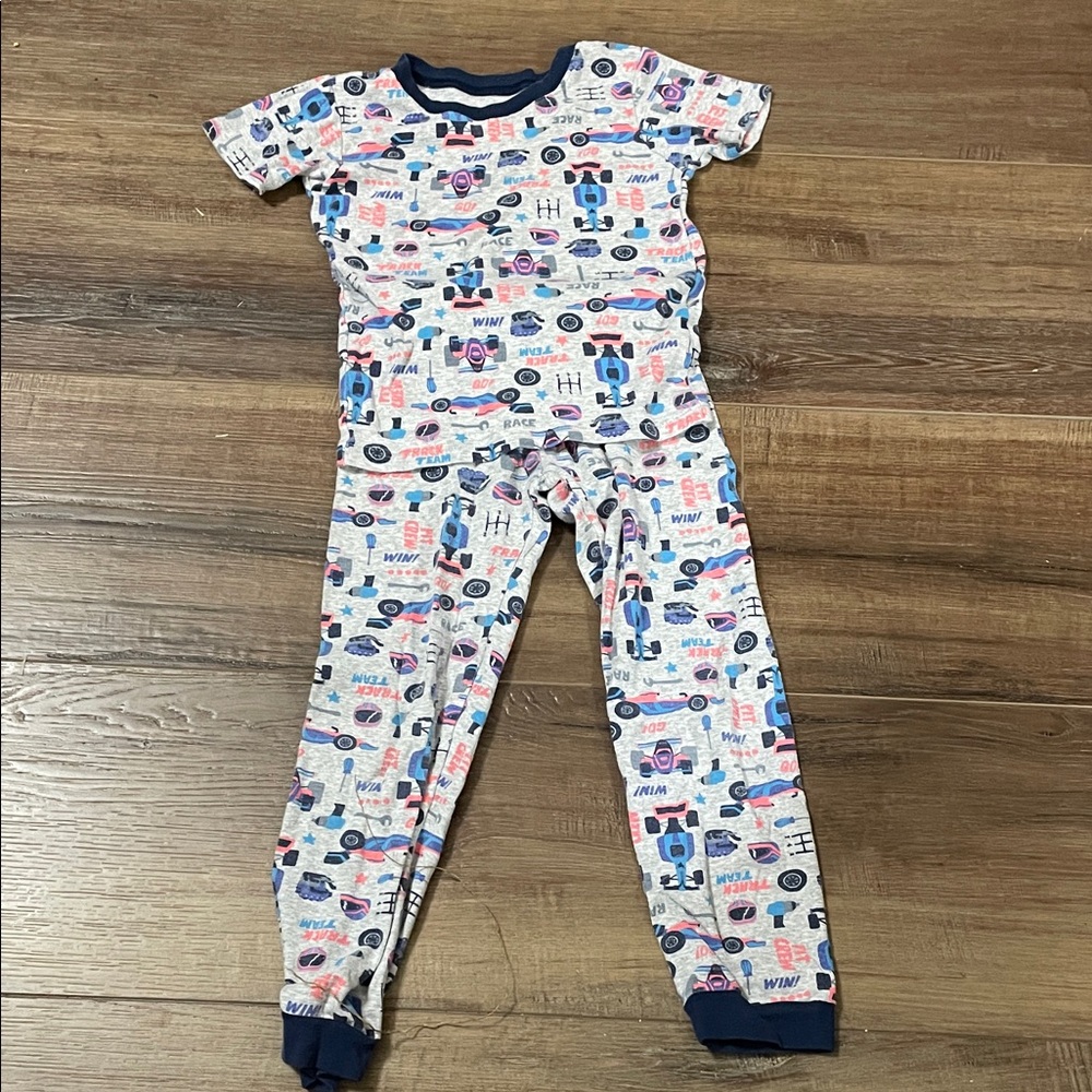 Carter’s Colorful Racecar Pajama Set 6T